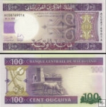 *100 Ouguiya Mauretánia 2015, P16b UNC