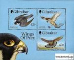 *Známky Gibraltar 1999 Draví vtáci neraz. séria MNH