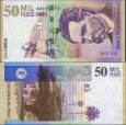 *50 000 Pesos Kolumbia 2001-2014 P455 UNC *50 000 Pesos Kolumbia 2001-2014 P455 UNC