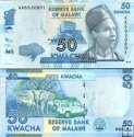 *50 Kwacha Malawi 2012, P58a UNC