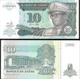 *10 Noveaux Zaires Zaire 1993, P54 UNC *10 Noveaux Zaires Zaire 1993, P54 UNC