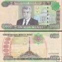 *10 000 Manat Turkménsko 2005, P16 UNC