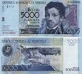 *5000 Bolivares Venezuela 2000-2004 P84 UNC *5000 Bolivares Venezuela 2000-2004 P84 UNC