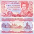 *5 falklandských libier Falklandy 1983, P12a UNC *5 falklandských libier Falklandy 1983, P12a UNC