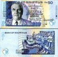 *50 Rupií Mauricius 1999-2009, P50 UNC *50 Rupií Mauricius 1999-2009, P50 UNC