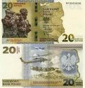 *20 Zlotych Poľsko 2022 Ochrana hraníc P196F UNC v obale