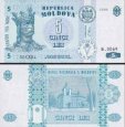 *5 Lei Moldavsko 1994, P9a UNC *5 Lei Moldavsko 1994, P9a UNC
