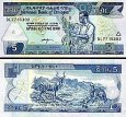 *5 Birr Etiópia 2007/2017, P47h UNC *5 Birr Etiópia 2007/2017, P47h UNC