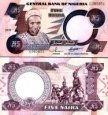 *5 Naira Nigéria 1984-2005, P24 UNC *5 Naira Nigéria 1984-2005, P24 UNC