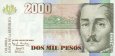 **2000 Pesos Kolumbia 2000