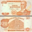 *20 Bolivianos Bolívia 2001, P224 UNC *20 Bolivianos Bolívia 2001, P224 UNC