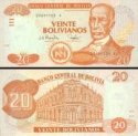 20 Bolivianos Bolívia 2001, P224