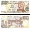 *1000 Pesos Argentína 1976-82 P304 UNC *1000 Pesos Argentína 1976-82 P304 UNC