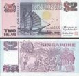 *2 singapurské doláre Singapúr 1998, P34 UNC *2 singapurské doláre Singapúr 1998, P34 UNC