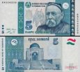 *5 Somoni Tadžikistan 2013, P23 UNC *5 Somoni Tadžikistan 2013, P23 UNC