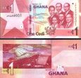 *1 Cedi Ghana 2019-2022 P45 UNC