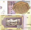 *100 denárov Severné Macedónsko 2022, P29a UNC