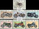 *Známky Burkina Faso 1985 100 rokov motoriek, razítkovaná séria