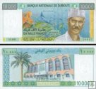 *10 000 Frankov Džibutsko 1999, P41 UNC