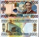 *2000 Leones Sierra Leone 2002-2006 P26 UNC