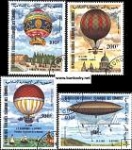 Známky Komory 1983 Balóny razítkovaná séria