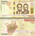 *10000 Frankov Burundi 2015-18, P54 UNC *10000 Frankov Burundi 2015-18, P54 UNC