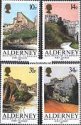 *Známky Alderney 1986 Pevnosti séria MNH *Známky Alderney 1986 Pevnosti séria MNH