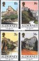 *Známky Alderney 1986 Pevnosti séria MNH