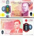*50 Libier Veľká Británia 2023(24) P401 UNC polymer Charles III. *50 Libier Veľká Británia 2023(24) P401 UNC polymer Charles III.