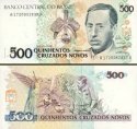 *500 Cruzados Novos Brazília 1990, P223 UNC