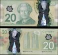 *20 Dolárov Kanada 2012-15, polymer P108 UNC