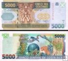 *5000 Colones Kostarika 1999, P268Aa UNC