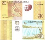 *50 Kwanzas Angola 2012 (2013), P152 UNC