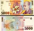 *5000 Lei Rumunsko 1998, P107 UNC *5000 Lei Rumunsko 1998, P107 UNC