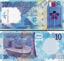 *10 katarských rialov Katar 2020-22, P34 UNC