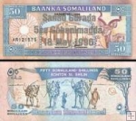 *50 Šilingov Somaliland 1996, P17 UNC