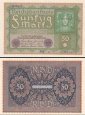 *50 Mariek Nemecko 1919, P66a AU/UNC *50 Mariek Nemecko 1919, P66a AU/UNC