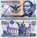 *20 Nuevos Pesos Mexiko 1996-9, P106 UNC