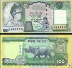 *100 Rupií Nepál 2002, P49a UNC