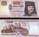 *500Forintů Maďarsko 2010, P196c UNC