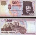 *500 Forintov Maďarsko 2010, P196c UNC