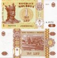 *1 Leu Moldavsko 2013, P8i UNC