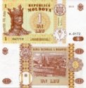 1 Leu Moldavsko 2013, P8i UNC