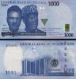 *1000 Naira Nigéria 2022, P49a UNC *1000 Naira Nigéria 2022, P49a UNC