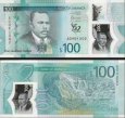 *100 Dolárov Jamajka 2022, P97 UNC polymer *100 Dolárov Jamajka 2022, P97 UNC polymer