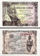 *1 Peseta Španielsko 1945, P128a AU *1 Peseta Španielsko 1945, P128a AU