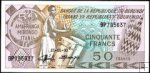 *50 Frankov Burundi 1991-93, P28 UNC