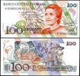 100 Cruzados Novos Brazília 1989, P220 UNC 100 Cruzados Novos Brazília 1989, P220 UNC