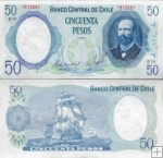 *50 Pesos Čile 1975-81, P151 UNC