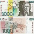 *1000 Toliarov Slovinsko 2003-2005, P32 UNC *1000 Toliarov Slovinsko 2003-2005, P32 UNC